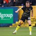 Bryn Morris made his Harrogate Town debut against Barrow on Saturday afternoon. Pictures: Matt Kirkham