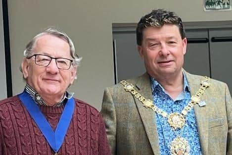 Former Harrogate Charter Mayor and newly-elected member of Harrogate Towm Council, Chris Aldred, right, with fellow Lib Dem Philip Broadbank, who represents the Fairfax and Starbeck division of North Yorkshire County Council. (Picture contributed)