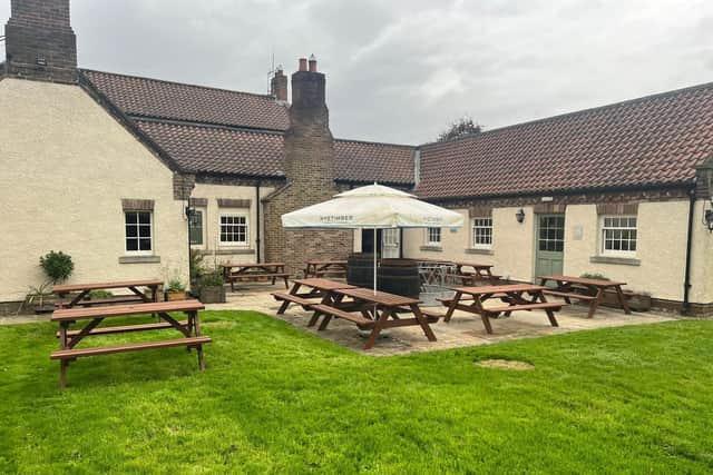 Versatile venue with a lot to offer on all fronts - The beer garden at The Staveley Arms in North Stainley in the Harrogate district. (Picture contributed)
