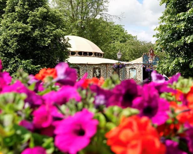 The lavishly decorated Spiegeltent, which will be resurrected in Crescent Gardens in Harrogate