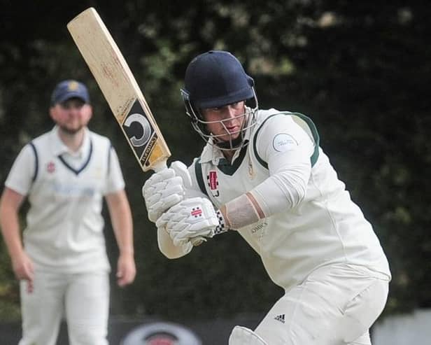 Leo Johnson was one of three Collingham & Linton batsmen to hit half-centuries in Saturday's crushing of North Leeds. Picture: Steve Riding