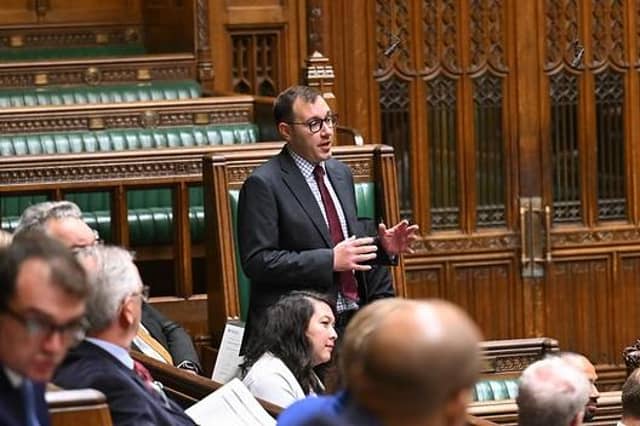 Harrogate and Knaresborough MP Tom Gordon called for the Government to urgently change course and rethink their cuts to PIP benefits. (Picture contributed)