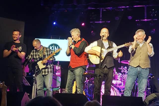 Superb live show - Knaresborough rock band KIN-L (Robin Van Zelst, Simon Cooper and Ian Barwell) were supported by Genius The Fool at Frazer Theatre. (Picture contributed)