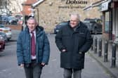 Coun Mark Crane, North Yorkshire Council’s executive member for open for business, left, with the local member for the Sherburn-in-Elmet division, Coun Bob Packham
