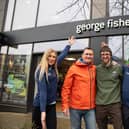 Delighted to open in Harrogate - CEO of George Fisher outdoors store, Chris Tiso, second from left,  with the team Lauren, Richard, Luke. (Picture contributed)