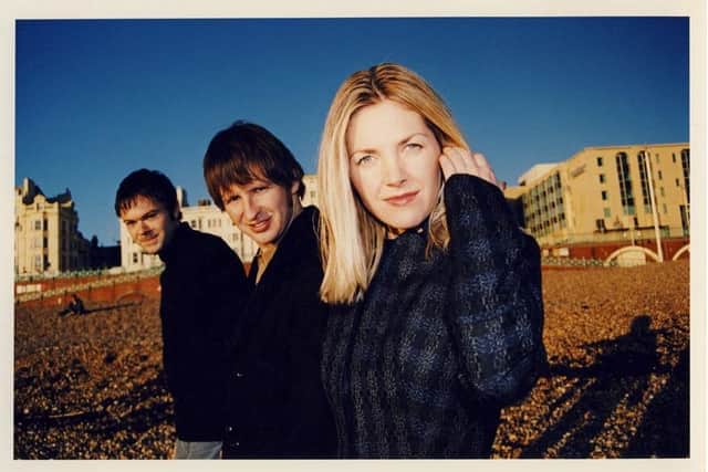 Bob Stanley, centre, hooked up with his Saint Etienne colleagues Sarah Cracknell and Pete Wiggs for a new album last year.