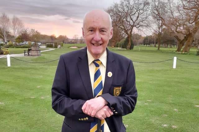 Dr Alastair Davidson, has been elected President of the Harrogate & District Union ﻿of Golf Clubs for 2023/4. Picture: Submitted