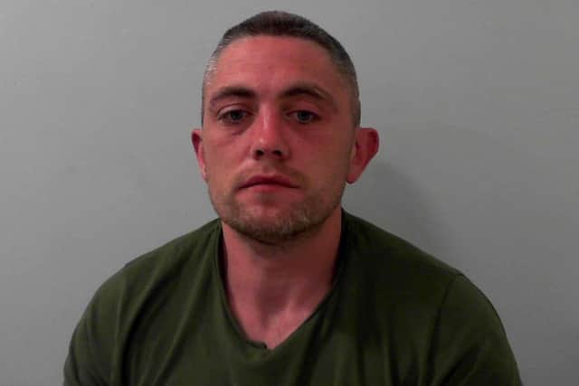 John Christian Lister, 33, from Harrogate, has been jailed for 18-months for stalking and strangling his ex-partner
