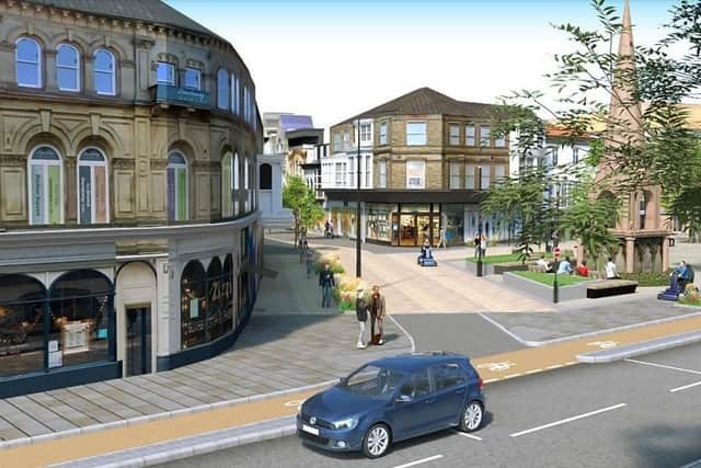 The Station Gateway scheme plans to make the area around Harrogate’s rail and bus stations more attractive and improve accessibility into the town centre by enhancing walking, cycling and bus infrastructure