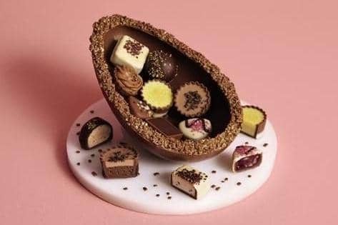 Aldi launches luxury truffle filled egg.