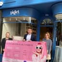 Looking forward to Harrogate Celebration of Fashion - Matthew Chapman and Bethany Allen of Harrogate BID with Terina Daly of Piglet in Bed. (Picture contributed)
