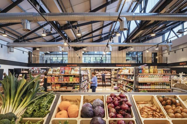 Boasting a stylish food hall with a farmers market feel, an in-house bakery and a 12-metre butcher’s counter - among other attributes - Crimple Hall in Harrogate is among just seven projects shortlisted for RIBA Yorkshire Awards 2024.  (Picture Jim Stephenson)