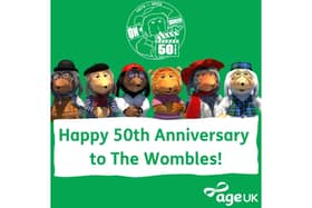 Age UK Ripon team up with The Wombles for their 50th Anniversary