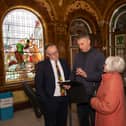 Picture from the left, North Yorkshire Council’s deputy leader, Coun Gareth Dadd, with architect Andrew Burningham, Coun Barbara Brodigan, property developer Robert Sterne, and Coun Andrew Williams, checking out the plans at the former Spa Baths which are being redeveloped in a £2million scheme
