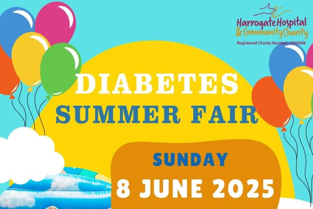 The Adult Diabetes Team at Harrogate Hospital are holding a Diabetes Summer Fair at Bishop Monkton Village Hall. (Picture contributed)