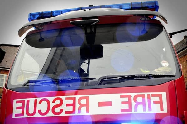 North Yorkshire Fire and Rescue Service responded to reports of a moped on fire in woodland in Harrogate
