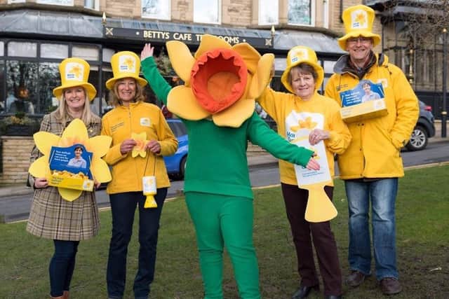 Marie Curie is urging residents across the Harrogate district to get involved in the Great Daffodil Appeal