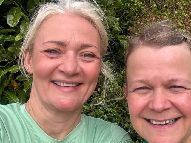 Bridget Moore and Amy Cresswell are taking on the London Marathon this weekend for Macmillan Cancer Support
