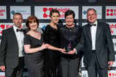 The Duchy Hospital in Harrogate has won the Private Hospital Group of the Year award - Leon Newth, Lisa Trybus, Karen Prins, Linda Hodges and Paul Manning.