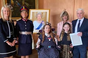 Flashback to 2021 when the remarkable Lauren Doherty, centre, received the British Empire Medal in the Queens Birthday Honours for services to education.