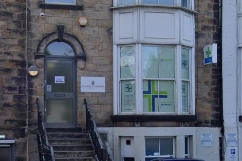 The Moss Practice on King's Road in Harrogate was recorded as having 19,663 patients and the full-time equivalent of 16.2 GPs, meaning it has 1,215 patients per GP