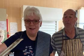 Starbeck Methodist Church lunch club organisers Pauline and Len