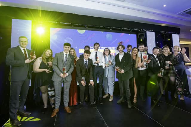All award winners on stage at the event earlier this month