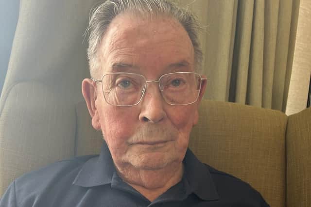 Proud of Second World War service medals - Royal Navy veteran John Shay who lives in a Harrogate care home. (Picture contributed)