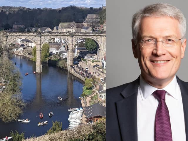 Andrew Jones MP has been questioned on when it will be safe to swim in the River Nidd