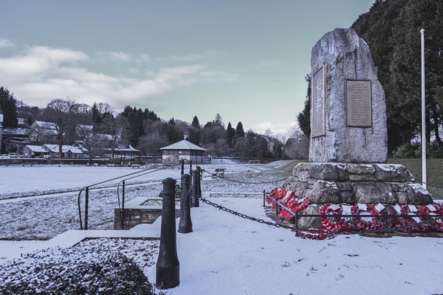 Shot taken in the morning at Pateley Bridge after the first snow fell on Thursday, November 30.