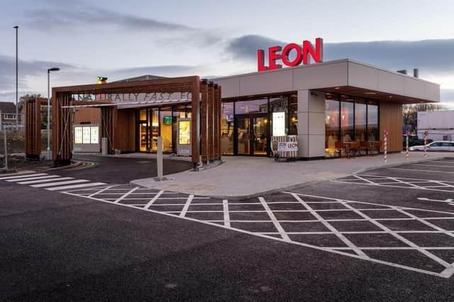 Naturally fast food brand LEON in Harrogate.
