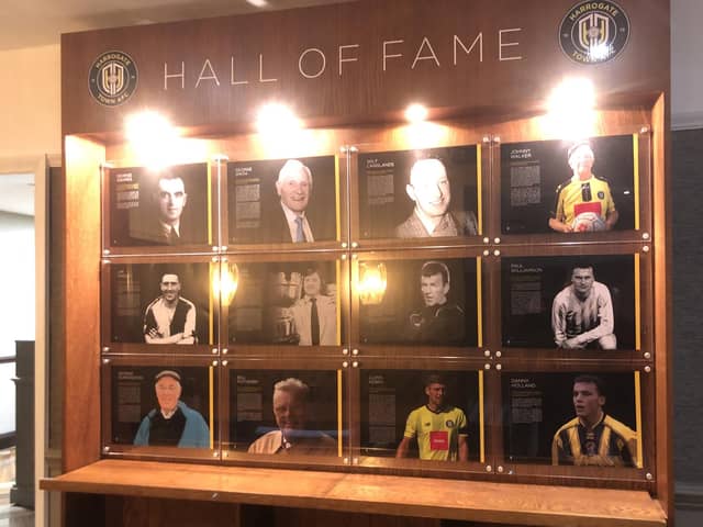 Legends looking on - Harrogate Town Hall of Fame was launched in February at the Cedar Court Hotel. (Picture contributed)