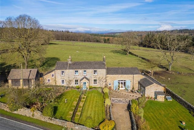 A front view of the unique home for sale at £1.35m.