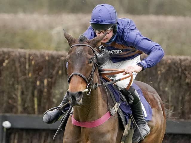 Charlie Deutsch riding Fontaine Collonges. Picture: Alan Crowhurst/Getty Images