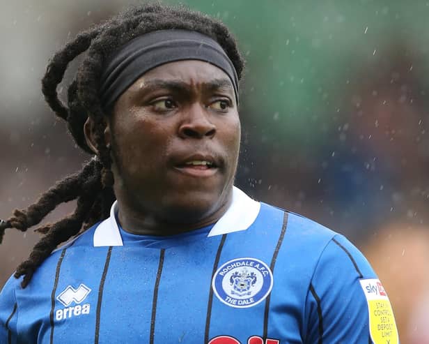 Abraham Odoh has signed for Harrogate Town from National League Rochdale for an undisclosed fee and becomes the Sulphurites' eighth signing of the summer transfer window. Picture: Pete Norton/Getty Images
