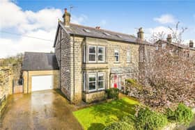 This stone, semi-detached home is for sale in the south side of Harrogate.