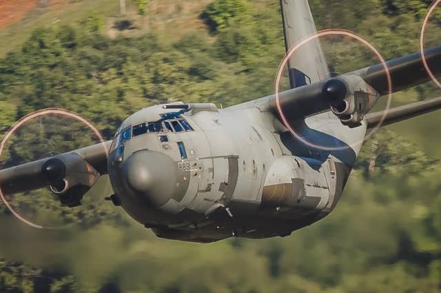 A flypast to mark the retirement of the Hercules from RAF service will take place across the Harrogate district today