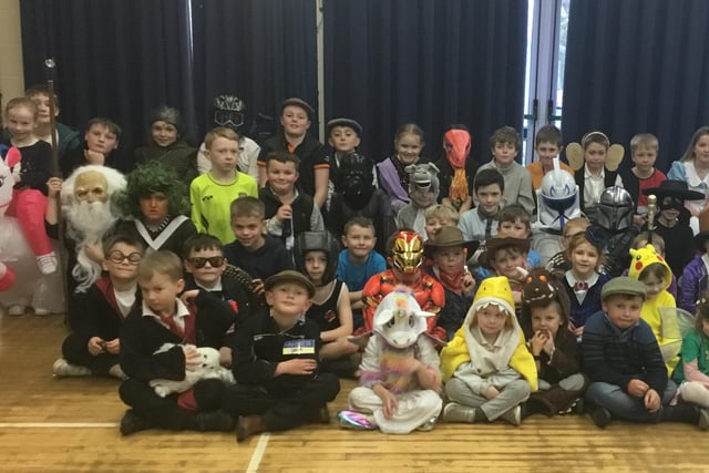 Pupils at Fountains Church of England Primary School dressed up as their favourite book characters