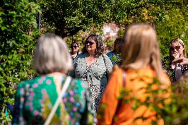 Steph Lawrence, centre, the new chief executive of the Queen's Institute of Community Nursing (QICN)