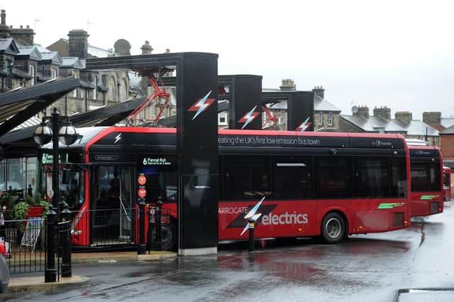 Harrogate Bus Company has confirmed its parent firm Transdev has placed orders worth £21 million for 39 new buses to convert its entire Harrogate fleet to fully electric power. (Picture National World/Gerard Binks)