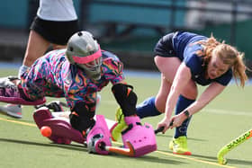 Sarah Proctor scored Harrogate Hockey Club Ladies 1s' second goal during Saturday's home win over Newcastle 1s. Pictures: Gerard Binks