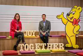 Jon Hughes, Managing Director of HARIBO UK & Ireland and Louise Goulden, Founder and CEO of the Together Project