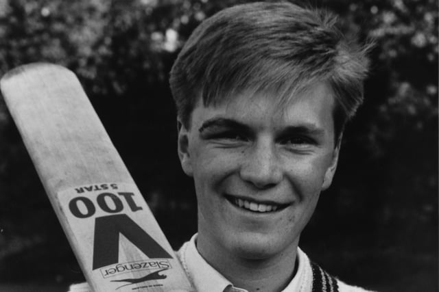 Steve Walmsley, a pupil of Ashville College, Harrogate, made 113 for Pannal before retiring hurt with an eye injury as his side went down against Knaresborough in the Nidderdale League, in 1988.