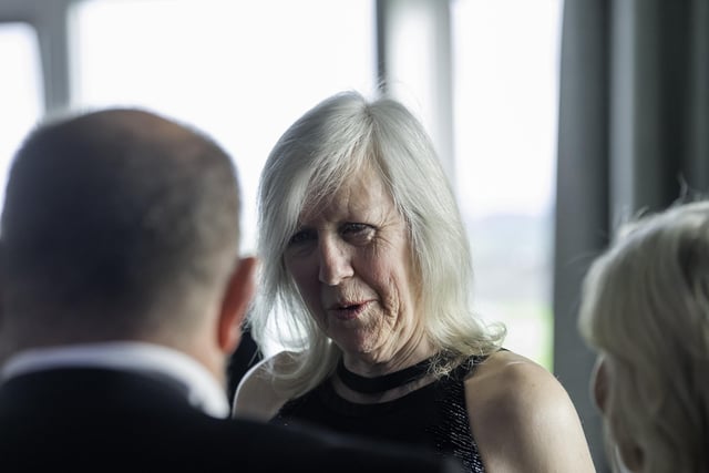 Guests mingle at the awards drinks reception