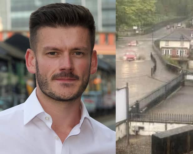 Keane Duncan has rejected claims that blocked gullies led to homes being flooded in Knaresborough after heavy rain