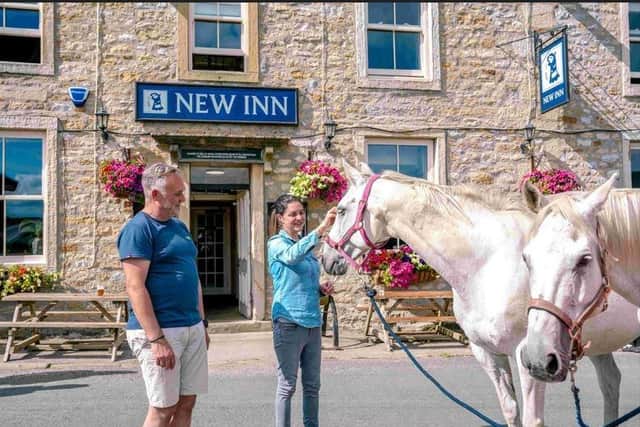 Since Yorkshire Dales couple Alexa and Chris Ives took over The New Inn in Appletreewick overlooking the Dales Way they have injected new life into a traditional inn which has a rich history. (Picture Daniel Harrison)