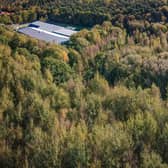 An aerial shot of Rotary Wood in Harrogate which was planted nearly 20 years ago by the community to help tackle climate change. (Picture by Caught Light Photography)