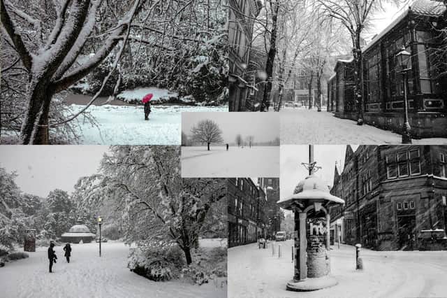 30 images of Harrogate during the heavy snow of January 2021.