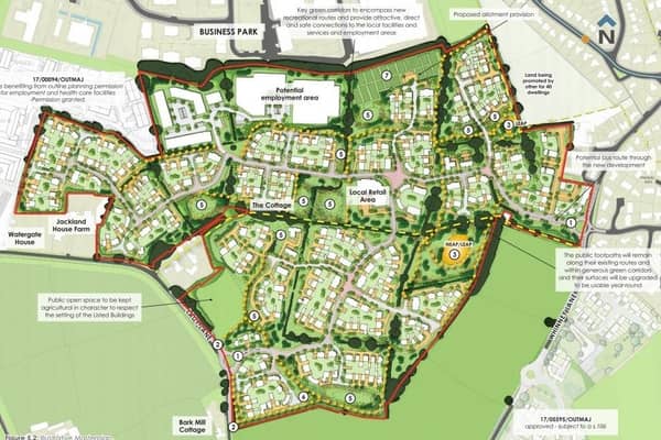 The plans to build 480 new homes on Whinney Lane in Harrogate have been recommended for approval ahead of a council meeting