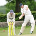 Richard Ward hit a century for Kirk Deighton CC on the final day of the 2022 Theakston Nidderdale League season. Picture: Gerard Binks